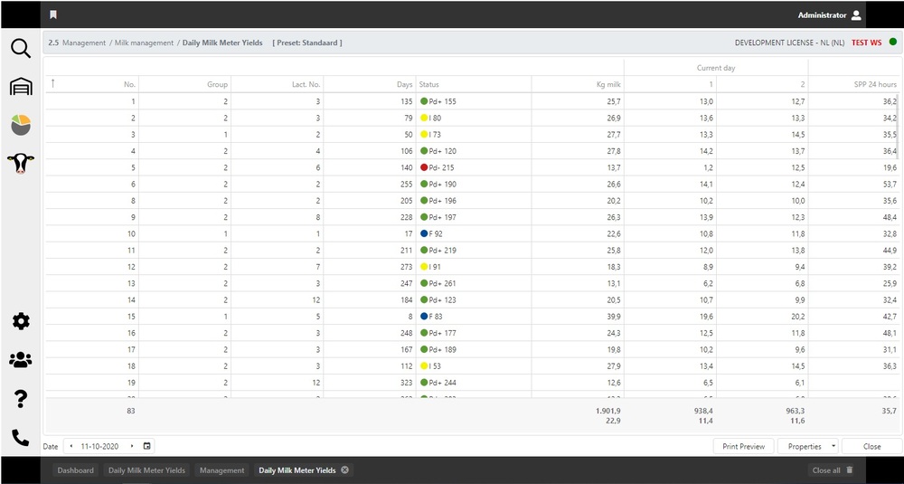 Dairyplan c21 demo Dairyplan c21 demo