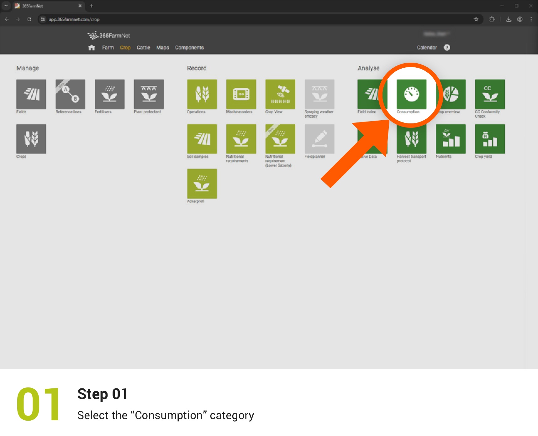 Back up consumption data