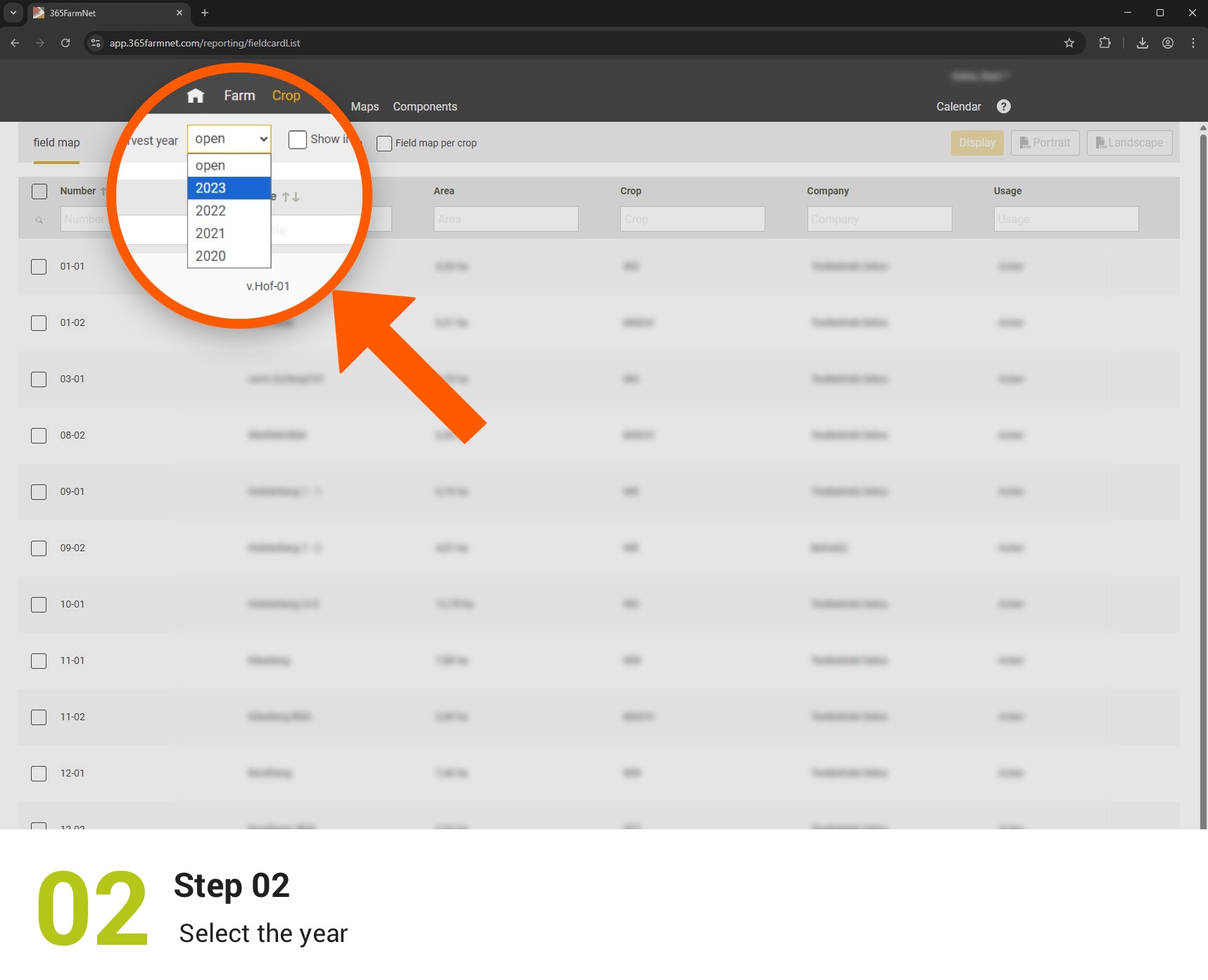 Archive field records